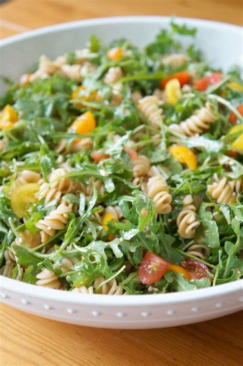 Sweet 'n' tangy pasta salad. Lemon Arugula Pasta Salad - Tomato Boots | Recipe | Pasta salad, Easy pasta salad recipe, Cold ...
