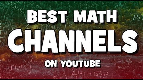 Best Math Channels On Youtube To Ace Math Channels Which Helped Me The