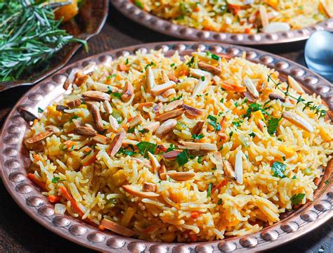 Easy Vegetable Rice Pilaf Falasteenifoodie