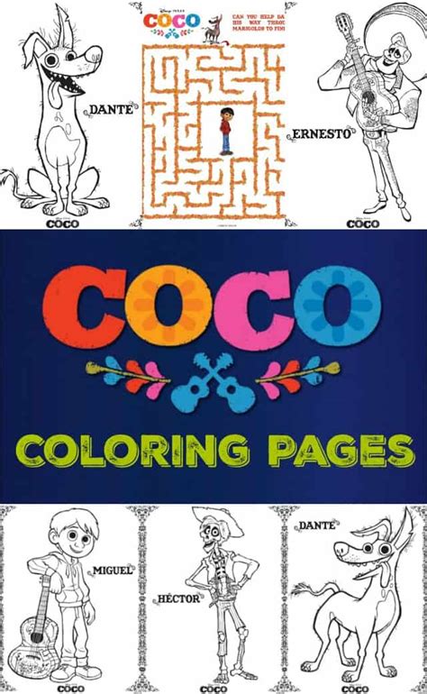 26 Disney Coloring Pages Coco