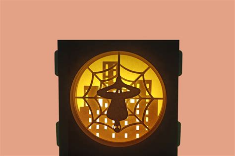 Papercraft Spiderman Shadow Box (Graphic) by paperamaze · Creative Fabrica