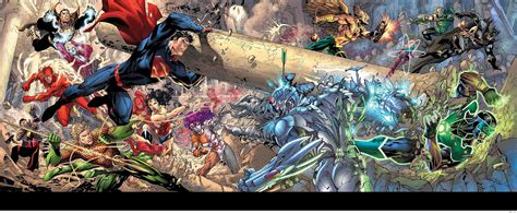 Jim Lees Massive ‘dc Comics The New 52′ Gatefold Cover