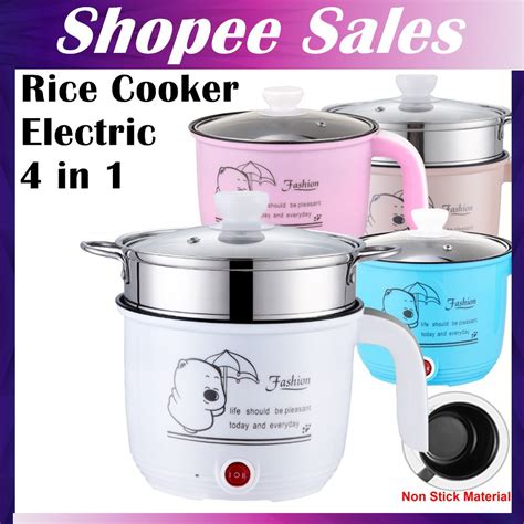 Ship From Kl 18 L Electric Pot Mini Rice Cooker With Steamer New
