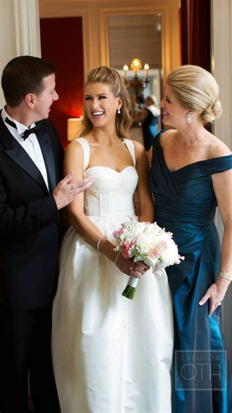 What to get parents for my wedding. Picture with both my parents | Strapless wedding dress ...