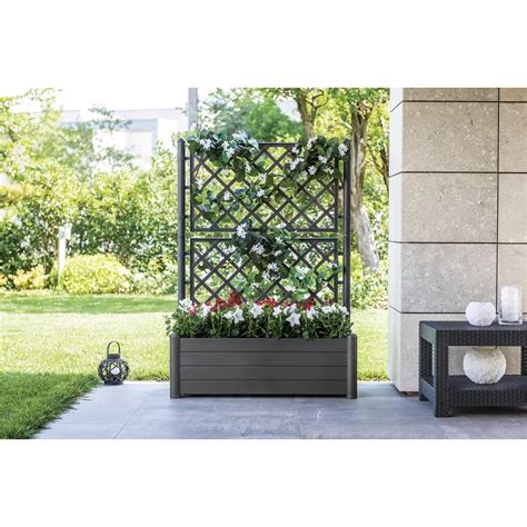 Find here online price details of companies selling decorative wall panel. Encanto Plastic Planter Box with Trellis in 2020 | Planter ...