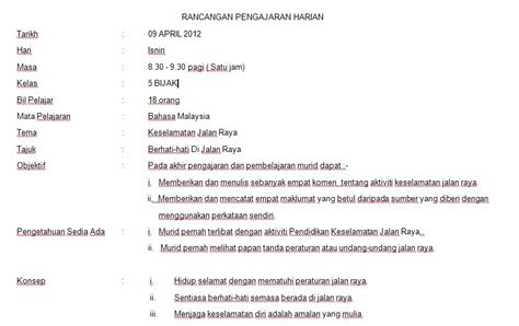 Hal ini disebabkan oleh tingkat kesadaran pengguna jalan raya yang semakin rendah. MARI BELAJAR BAHASA MALAYSIA: KESELAMATAN JALAN RAYA TAHUN 5