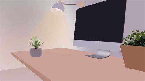 Minimalist Art Style Office Background Minimalist Literary Art Style