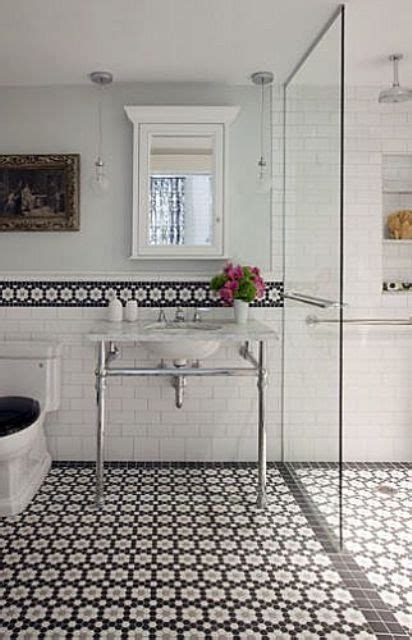 Terrazzo is coming back in style in a big way. 37 Ideas To Use All 4 Bahtroom Border Tile Types - DigsDigs