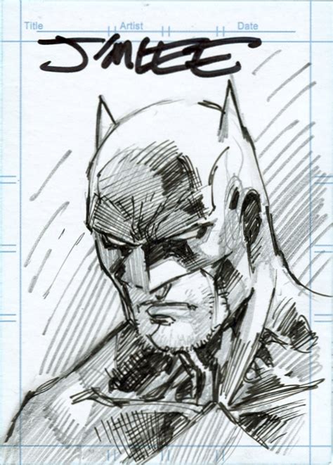 Jim Lee Batman Colouring Pages