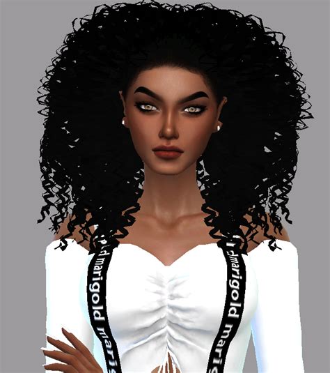 Collection Of The Sims 4 Natural Curly Hair The Sims 4
