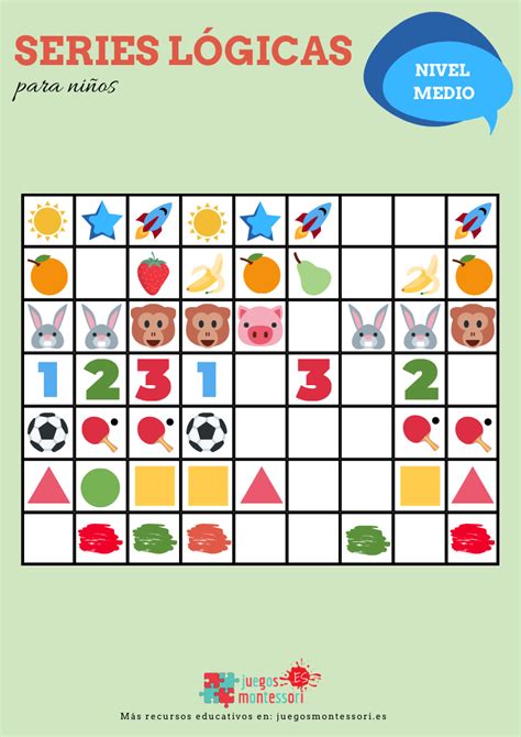 Mejores juegos de nintendo switch para niños de 3 a 7 años. Series lógicas para niños | Juegos Montessori