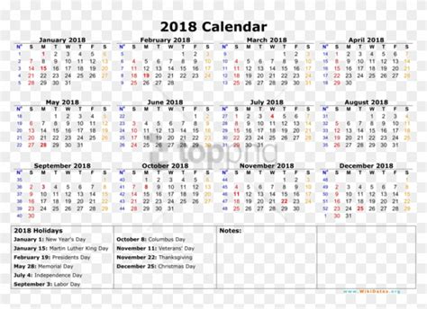 2018 Calendar With Holidays South Africa