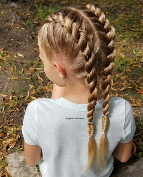 Double Rope Twist Into Infinity Braids Little Girl Hairstyles