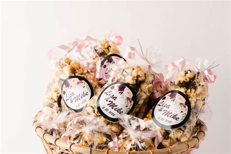 Custom Popcorn Favors Specialty Flavors 48 Bags Etsy