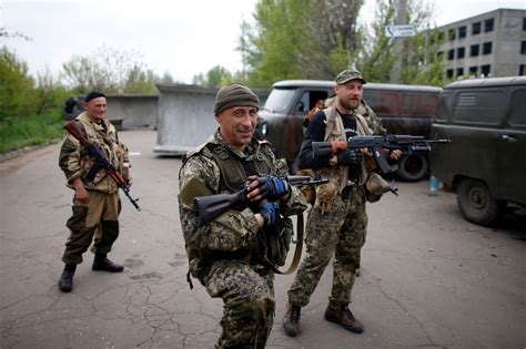 As Barricades Burn In Eastern Ukraine Rebels Say ‘it Is Time For Russian Intervention The