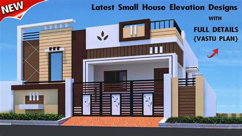 Latest Small House Elevation Designs With Vastu Floor Plan Hou Small House