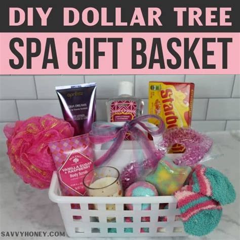 We are truly in the holiday season now, so to help you with all of your shopping needs, here are some gift basket ideas using items from dollar tree. Cheap DIY Spa Gift Basket Ideas From The Dollar Tree | Spa ...