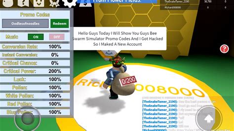 Jun 24, 2021 · bee swarm simulator codes december 2021. Bee Swarm Simulator Promo Codes (PATCHED) - YouTube