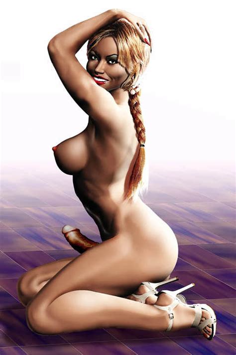 A Stiffening Breeze Porn Pic From Shemale Pin Up Art 7