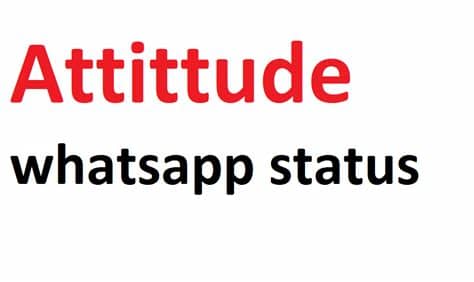 No matter you are boy or girl, these attitude status we hope you enjoyed our list of attitude status which you can use in whatsapp, fb, and other social media sites. MY ATTITUDE STATUS IN ENGLISH - Wroc?awski Informator ...