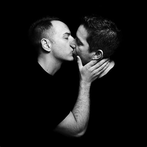 men kissing men on behance
