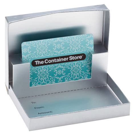 Our faqs page can help! Matte Silver Gift Card Box | The Container Store