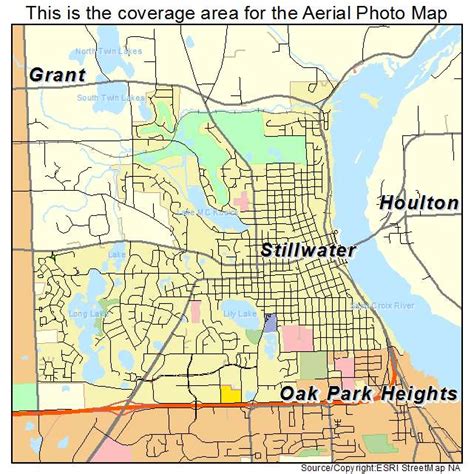 Aerial Photography Map Of Stillwater Mn Minnesota