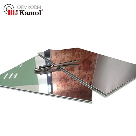 Mm Panel Thickness Mirror Series Alucobond Cladding Aluminum Composite