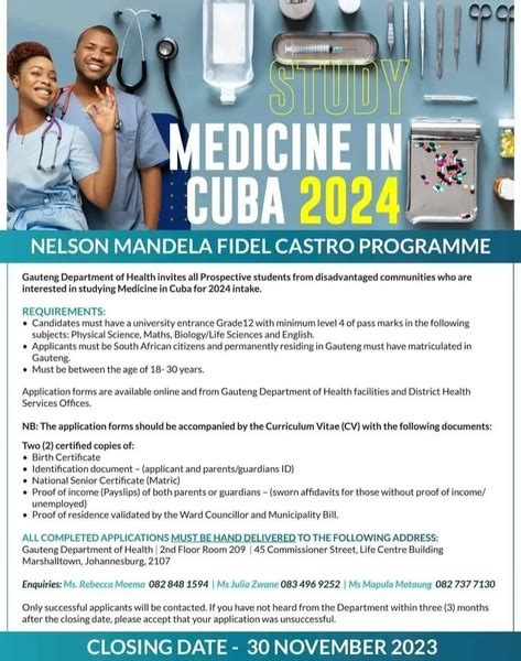 Cuba Medicine 2024 Application Form · Varsity Wise🎓