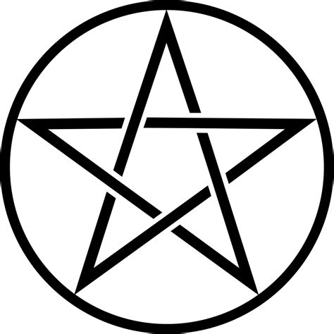 Pentagram Pentacle Wicca Modern Paganism Satanic Png Download 512