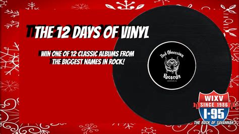 12 Days Of Vinyl Contest Rules Wixv Fm