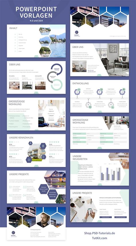 Aevo präsentation muster powerpoint : Designstarke Vorlagen für Immobilienfirmen und ...