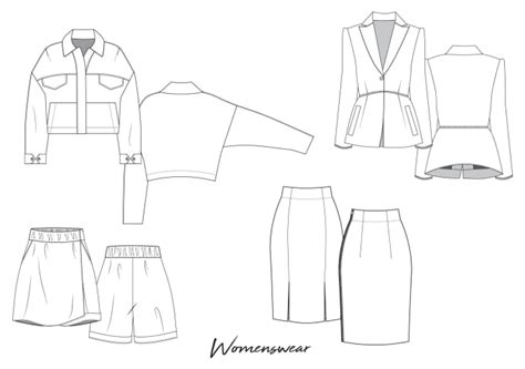 Create Fashion Technical Cad Drawings Of One Garment By Hollyyendell1