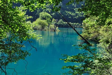 Blue And Green Lake Stock Photo Image Of Scenery Nature 135713020