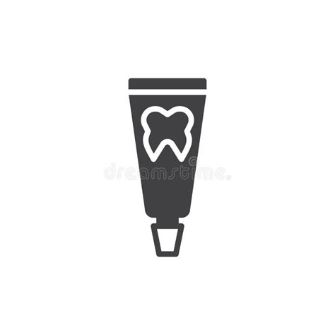 toothpaste tube icon vector stock vector illustration of solid container 106269777