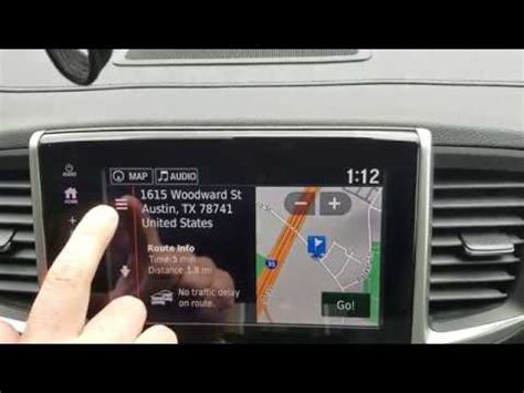 Saving custom addresses in your new Honda with navigation 