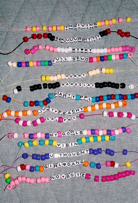 Bead Bracelet Word Ideas Letter Words Unleashed Exploring The