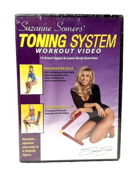 SUZANNE SOMERS TONING System Workout DVD Thighmaster Gold LBX Fitness