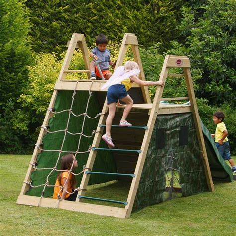 Plum Climbing Pyramid Wooden Play Centre Pine Including Free