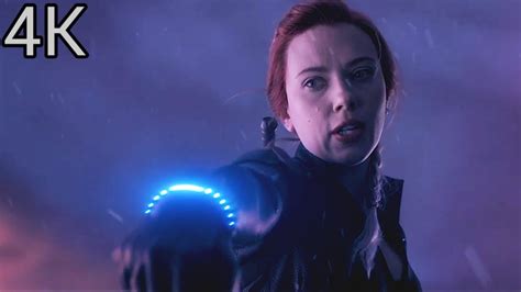 Black Widow Vs Hawkeye Fight Scene Avengers Endgame 2019 4k Youtube