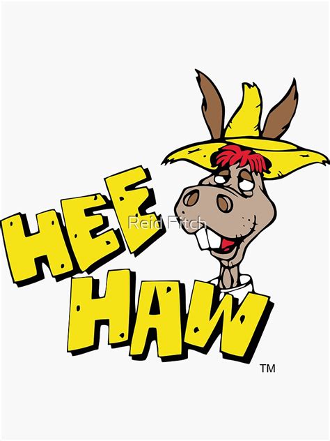 Vintage Hee Haw Sticker For Sale By Mitchwilliams Redbubble