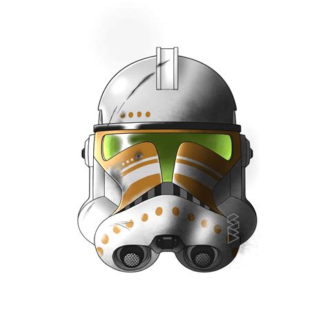 Helmet Clone Trooper Custom 001 By Purebeskar On Deviantart