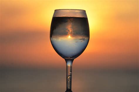 Sunset In A Wine Glass San Blas Glass Wine