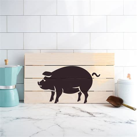 Pig Stencil Easy To Use Stencil Templates Of A Pig For Diy