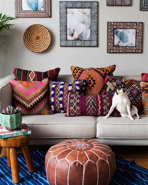 25 Bohemian Throw Pillows For Eclectic Boho Homes