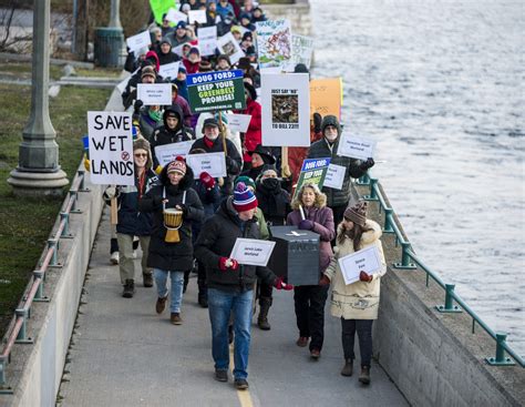 Activists hold funeral procession for region’s wetlands | Belleville