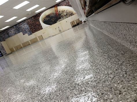 Gas Station Commercial Flake Flooring Ase Floors