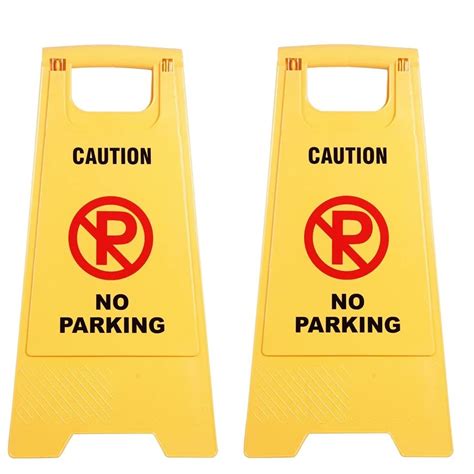 Buy Mitrin No Parking Sign Board Pack Of 2 Caution Sign Board