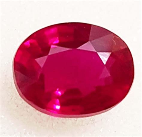 Certified 310 Cts Natural Red Ruby Oval Shape Ring Size Etsy