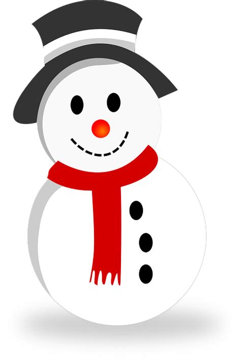 Free Vector Graphic Snow Snowman Winter Cold Scarf Free Image On Pixabay 160726